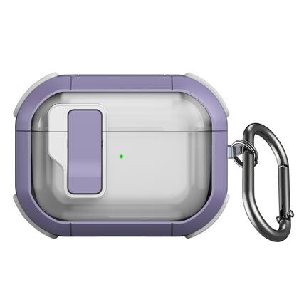 Front. SaharaCase - Apple Airpods Pro 3 Case | Secure Lock | Anti-Shock Corners | Premium Clip | Venture-X Series - Purple Orchid.