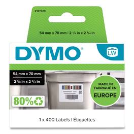 DYMO - 2187329 2.75 in. x 2.12 in. Days of the Week Barcode Labels for LabelWriter Label Printers - Black/ - White