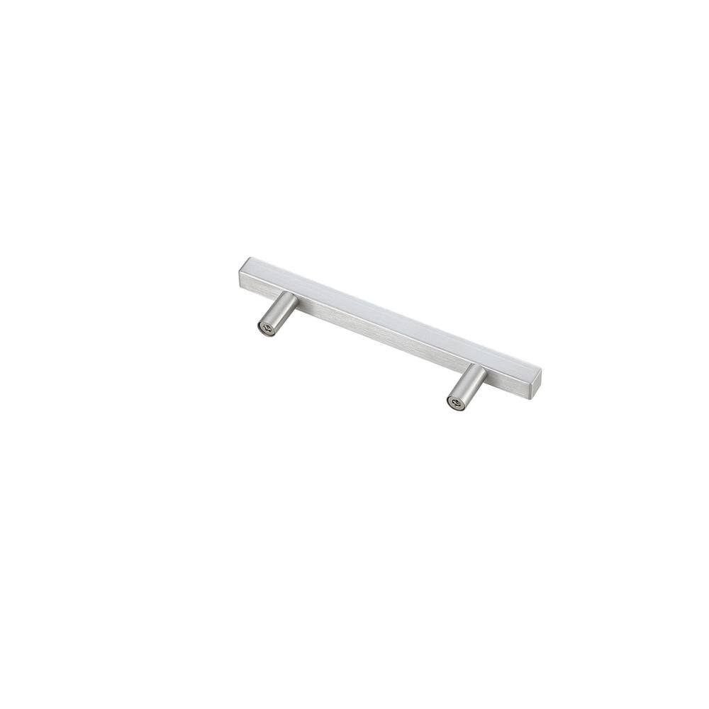 Left. Elegant Decor - Dior 4" Center to Center Brushed Nickel Bar Pull Multipack (set of 10) - Brushed Nickel.