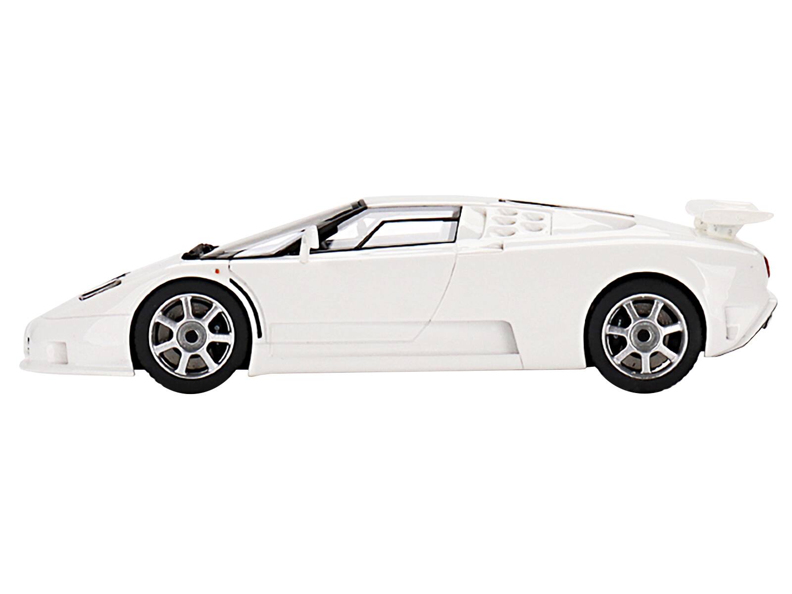 Alt View 1. TSM-Model - Bugatti EB110 Super Sport Bianco Monaco White 1/43 Model Car by True Scale Miniatures.
