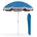 Front. Costway - 6.5 FT Outdoor Fringe Patio Umbrella with Carrying Bag Push Button Tilt for Garden - Navy.