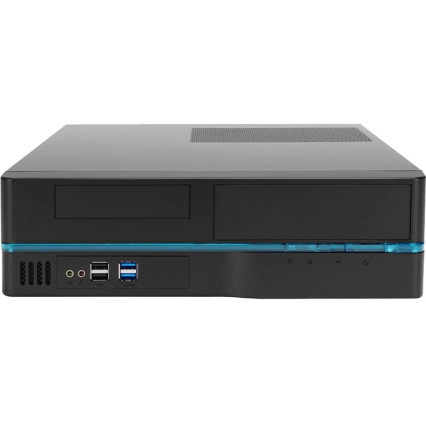 Alt View 7. In Win - In Win Computer Case - Ultra Small - Black - 5 x Bay - 1 x 300 W - Power Supply Installed - Micro ATX, Mini ITX - Black.