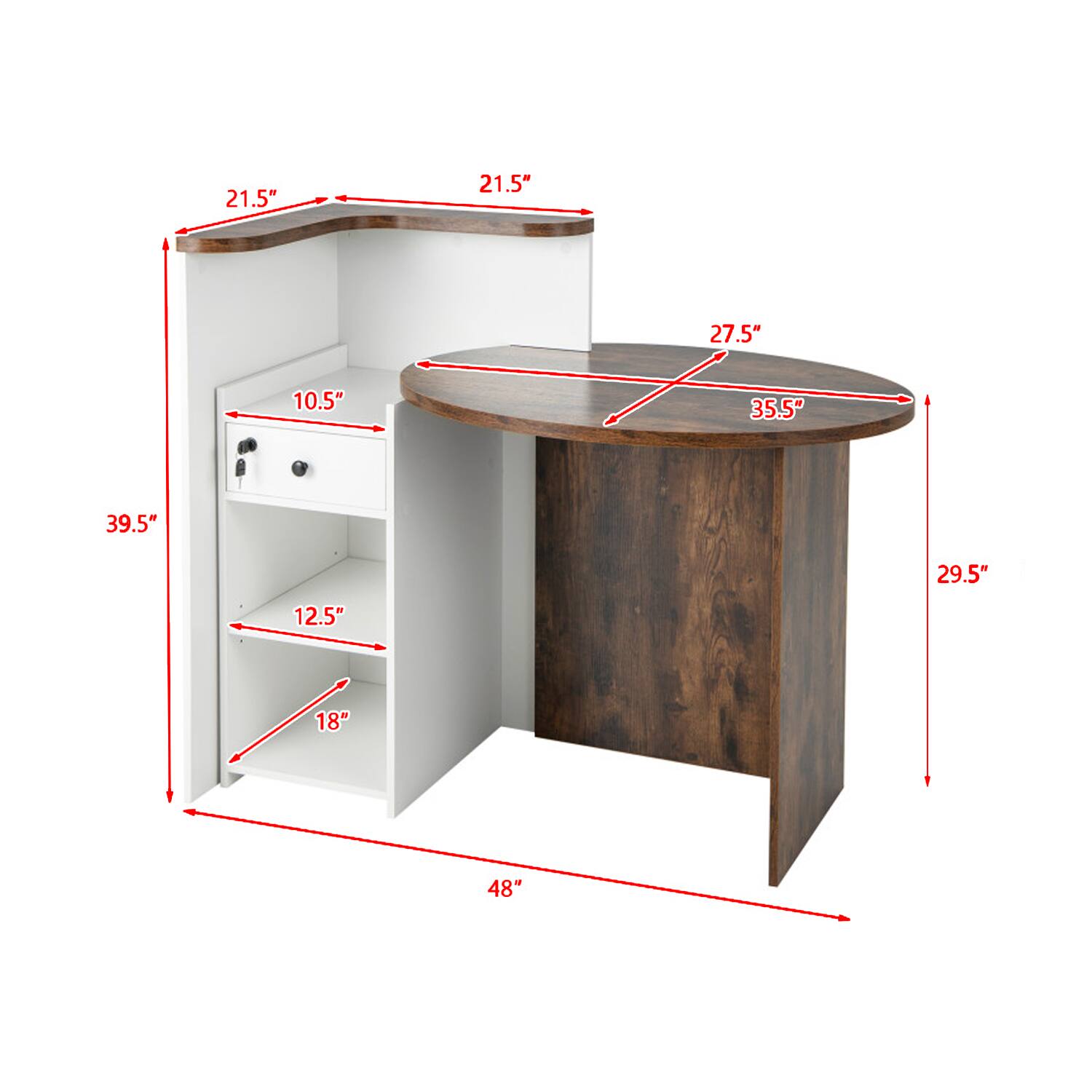 21.5" 21.5" 27.5" 10.5" 35.5" 39.5" 29.5" 12.5" 18" 48"