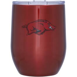 Logo Brands - Arkansas Razorbacks 16oz. Game Day Stainless Curved Tumbler - Multicolor