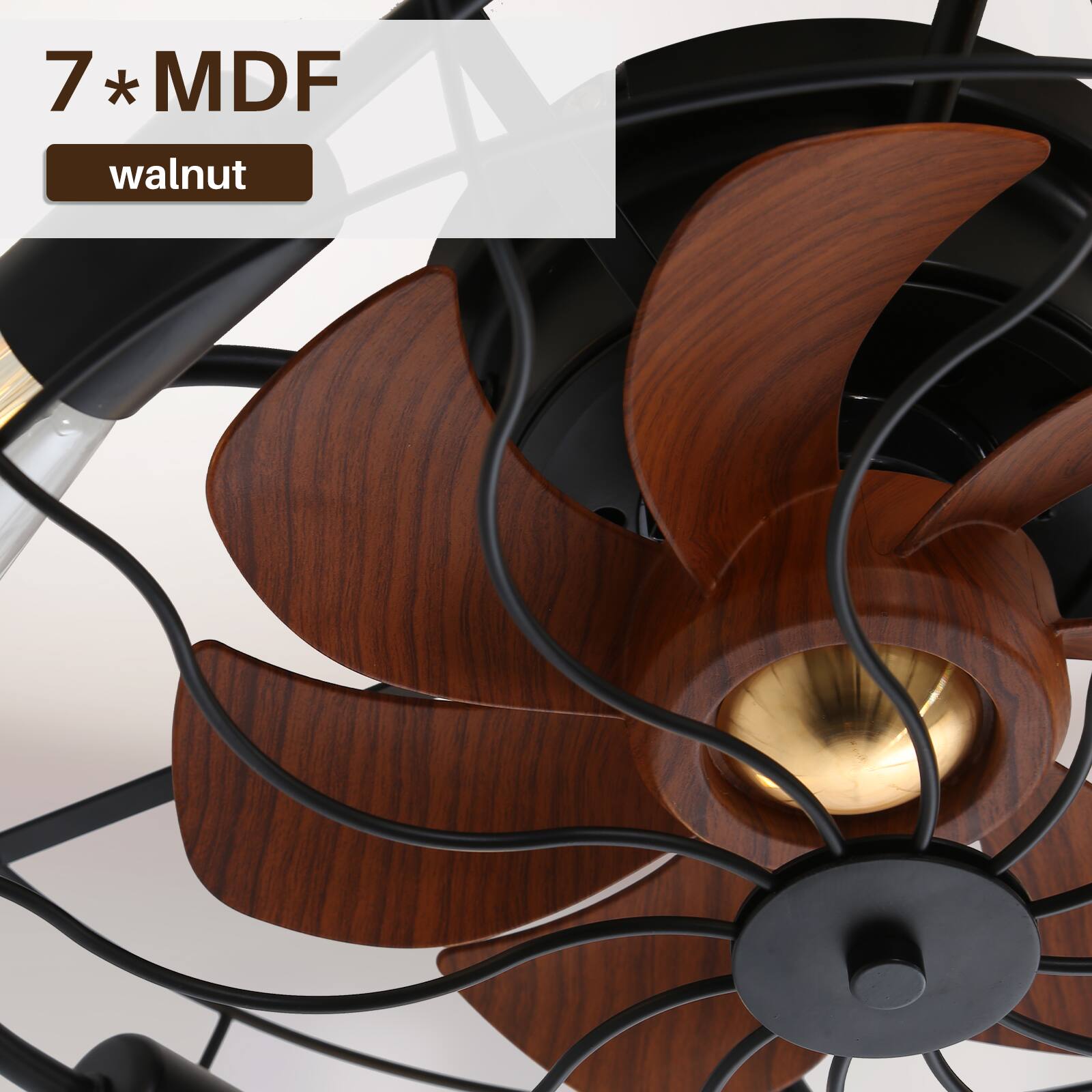 7 * MDF  
walnut