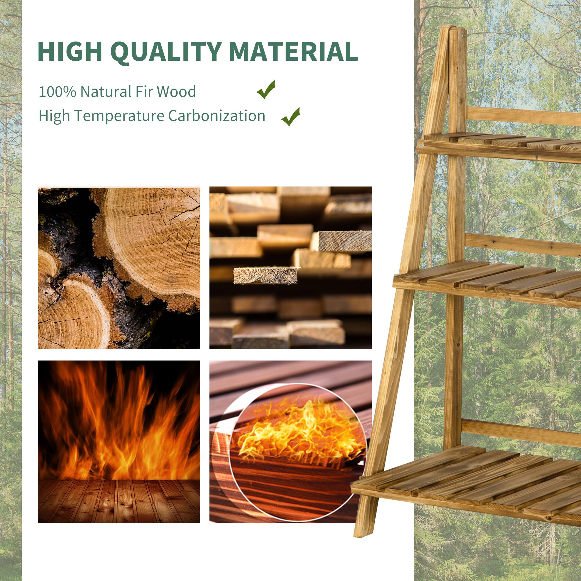 HIGH QUALITY MATERIAL

100% Natural Fir Wood  
High Temperature Carbonization