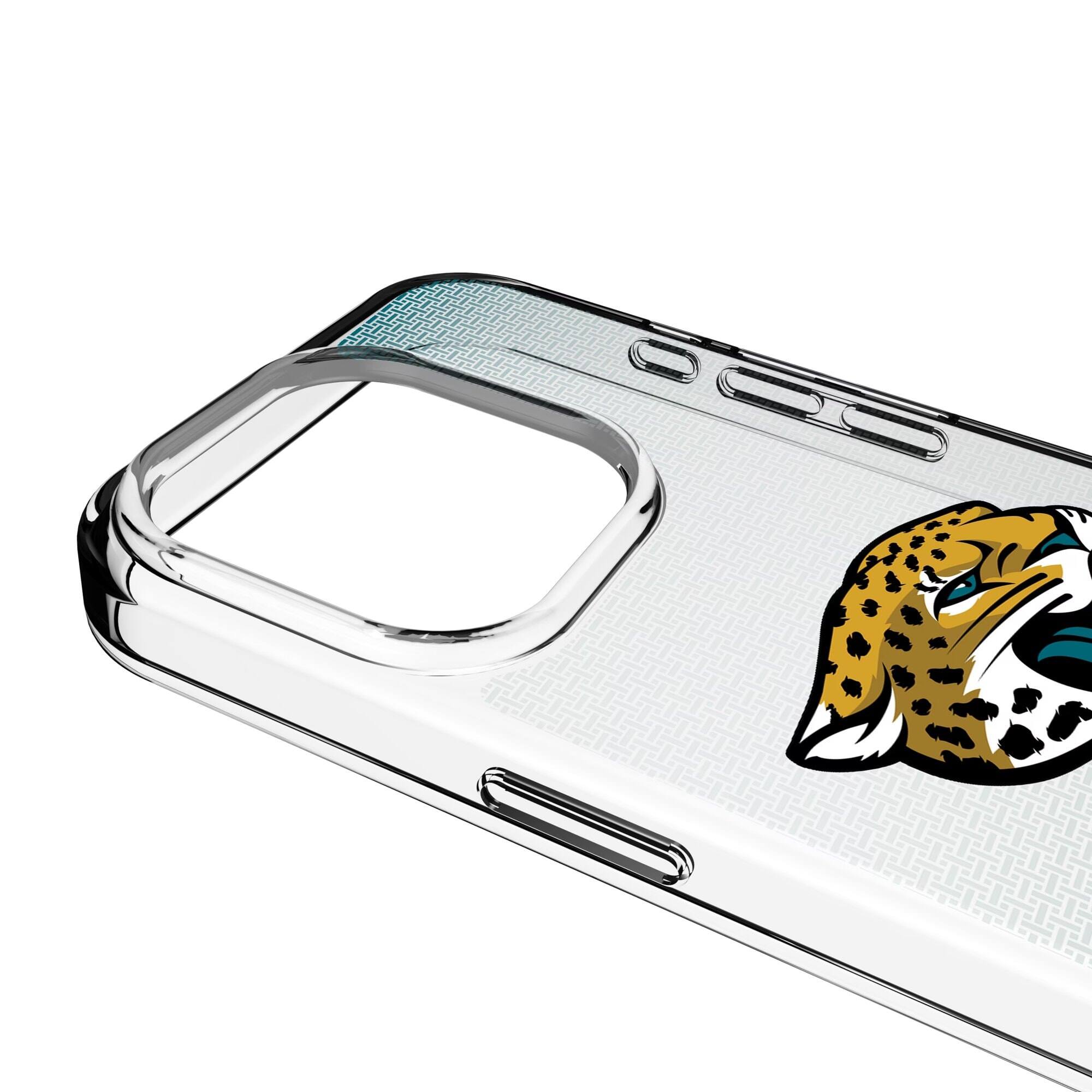 Alt View 2. Keyscaper - Linen Logo iPhone Clear Case - 16 Plus - Multicolor.