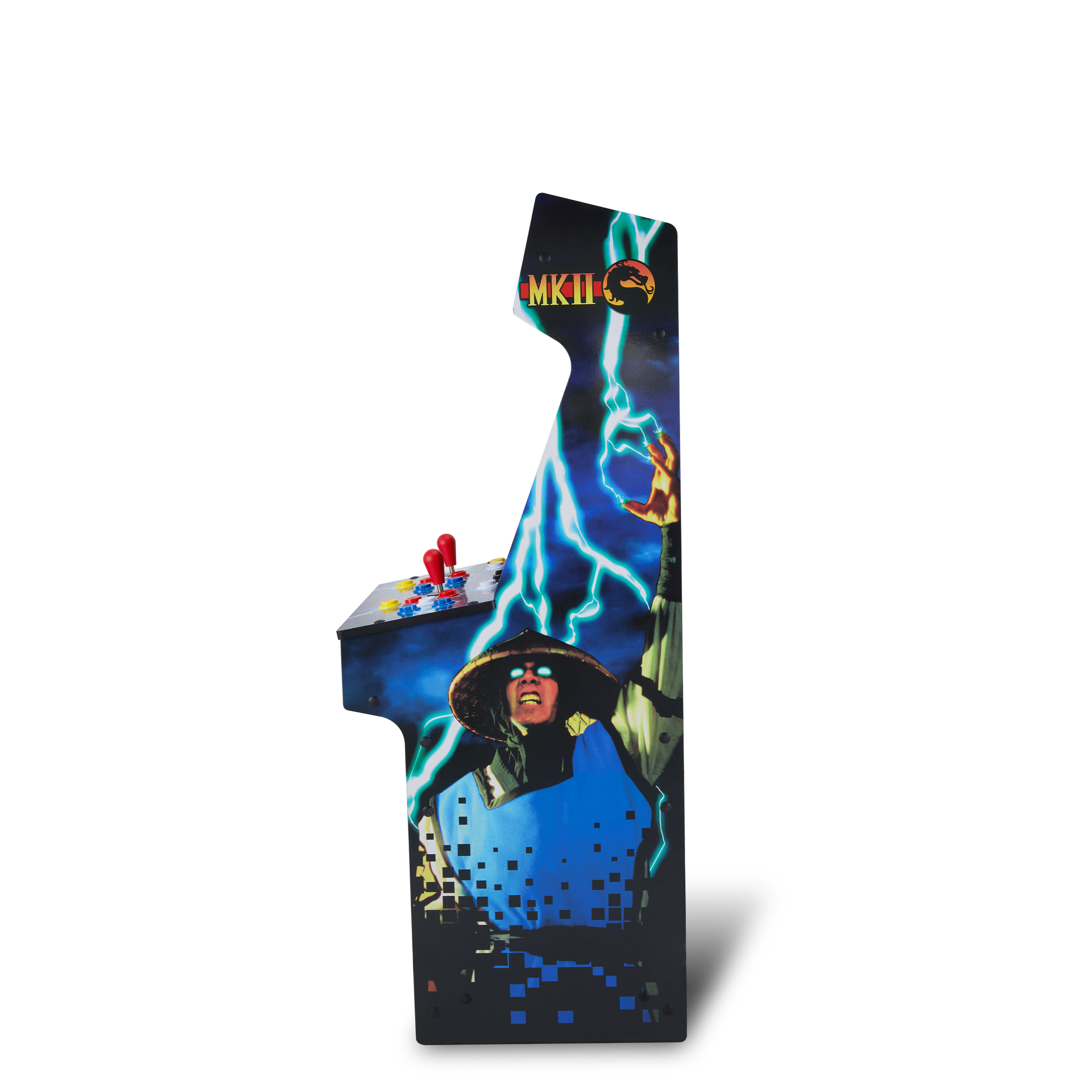 Left. Arcade1Up - Mortal Kombat II Classic SE Arcade Game - Black.