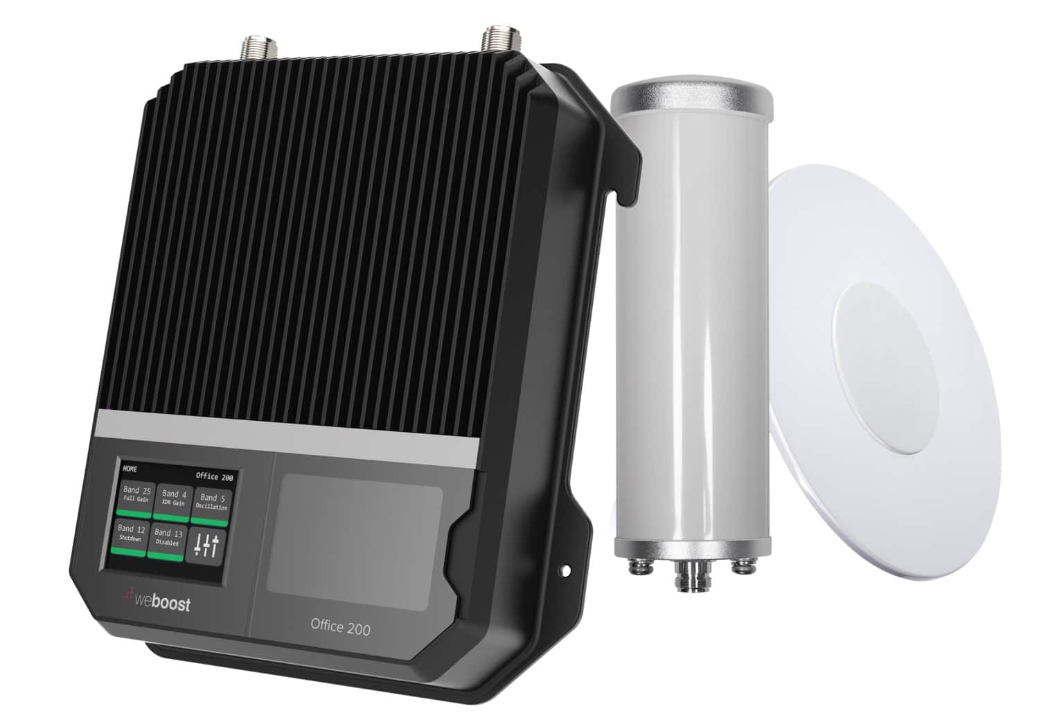 weBoost - Office 200 Cellular Signal Booster Kit for Small/Medium Businesses or Warehouse Spaces between 12,000 - 35,000 sq. ft - Black