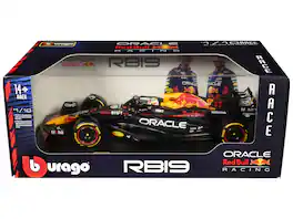 Bburago - Red Bull Racing RB19 #11 Sergio Perez "Oracle" Formula One F1 World Championship (2023) "Race" Series 1/18 - Black