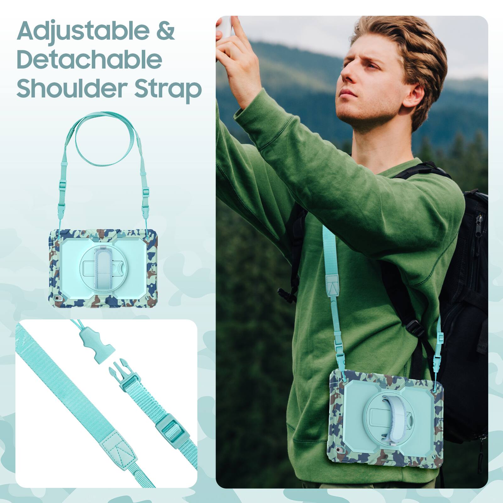 Adjustable & Detachable Shoulder Strap