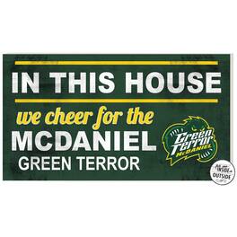 Jardine - McDaniel Terror 11" x 20" Indoor/Outdoor In This House Sign - Green