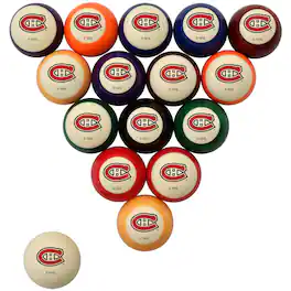 Imperial - Cream Montreal Canadiens Retro Billiard Ball Set - Multicolor