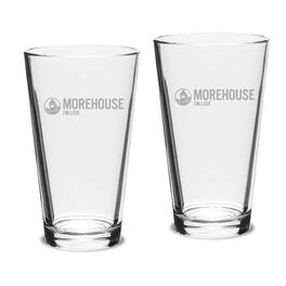 Jardine - Morehouse Maroon Tigers 2-Piece 16oz. Classic Pub Glass Set - Multicolor