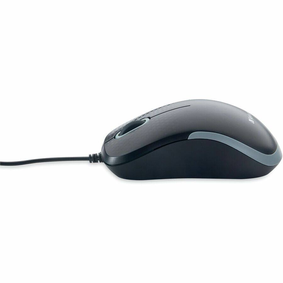 Alt View 1. Verbatim - Verbatim Silent Wired Optical Mouse USB-C&trade; - Black - Optical - Cable - Black - USB Type C - 1000 dpi - Symmetrical - Black.