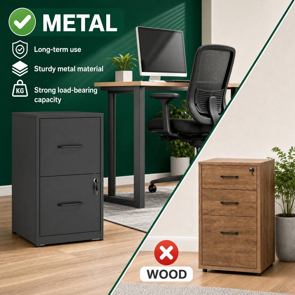 METAL
- Long-term use
- Sturdy metal material
- Strong load-bearing capacity

WOOD