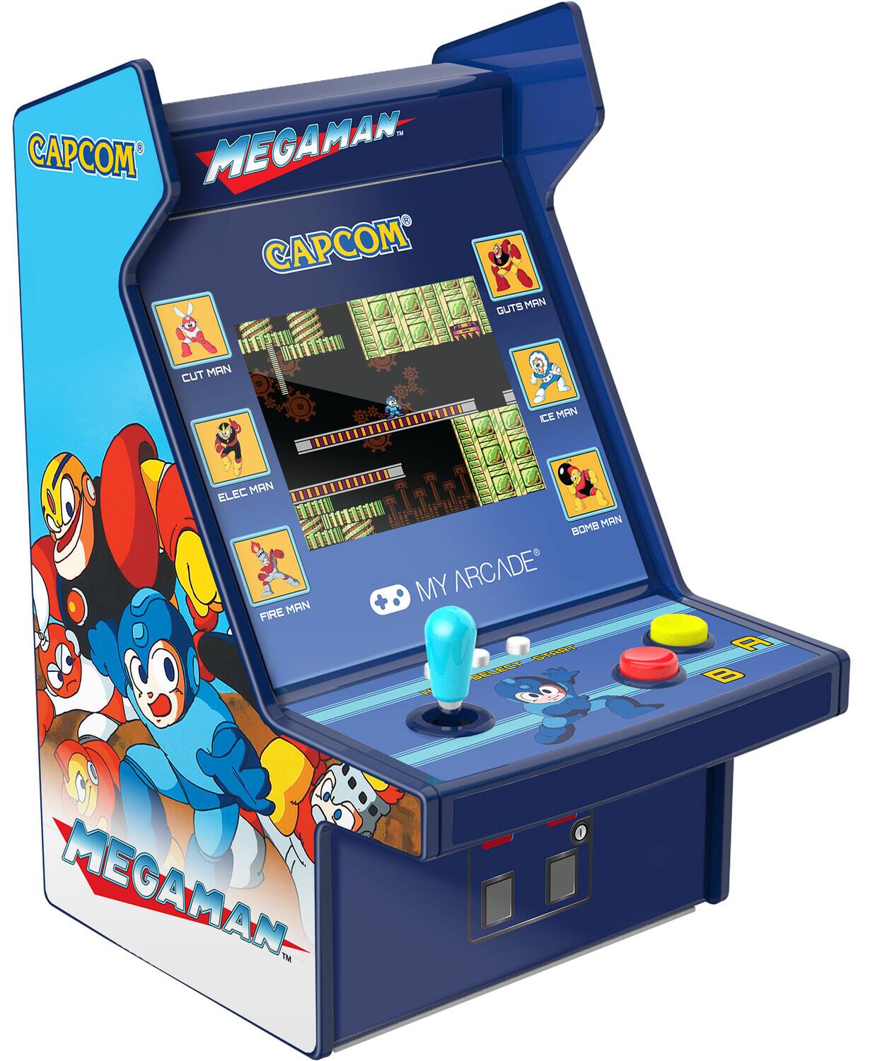 CAPCOM MEGAMAN  
CAPCOM GUTS MAN  
CAPCOM CUT MAN  
CAPCOM ICE MAN  
CAPCOM ELEC MAN  
CAPCOM FIRE MAN  
CAPCOM BOMB MAN  
MY ARCADE