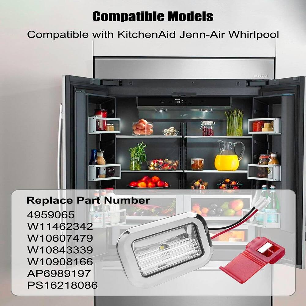 Compatible Models  
Compatible with KitchenAid Jenn-Air Whirlpool  

Replace Part Number  
4959065  
W11462342  
W10607479  
W10843339  
W10908166  
AP6989197  
PS16218086