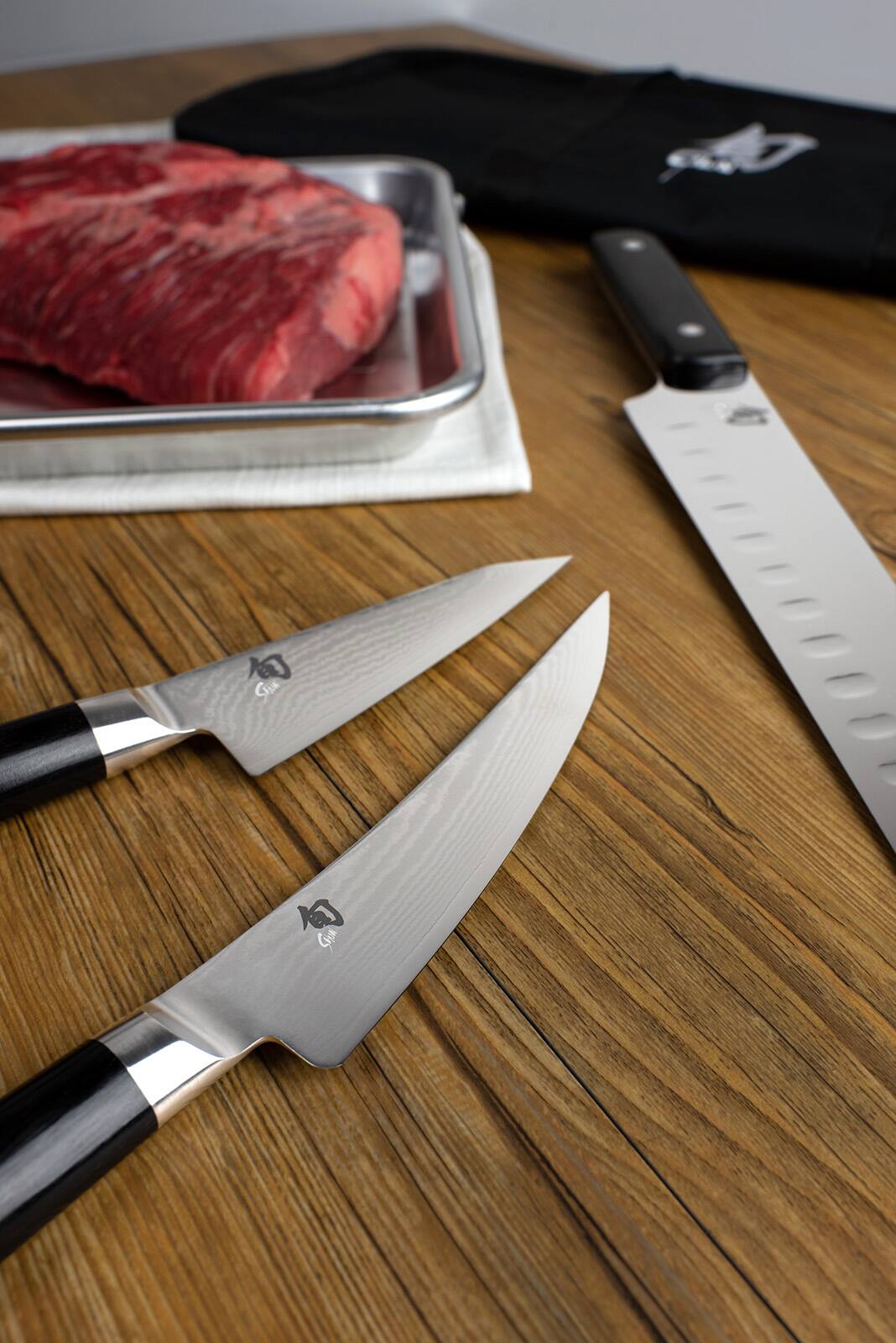Alt View 4. Shun - Classic 4 Piece BBQ Set - Black.