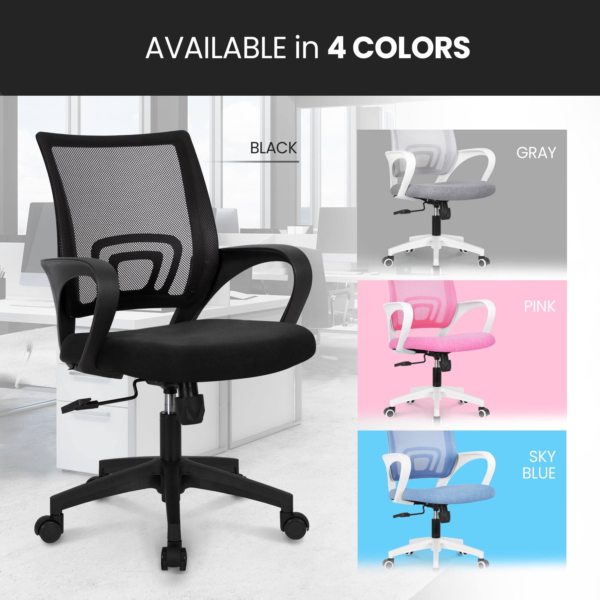 AVAILABLE in 4 COLORS  
BLACK  
GRAY  
PINK  
SKY BLUE