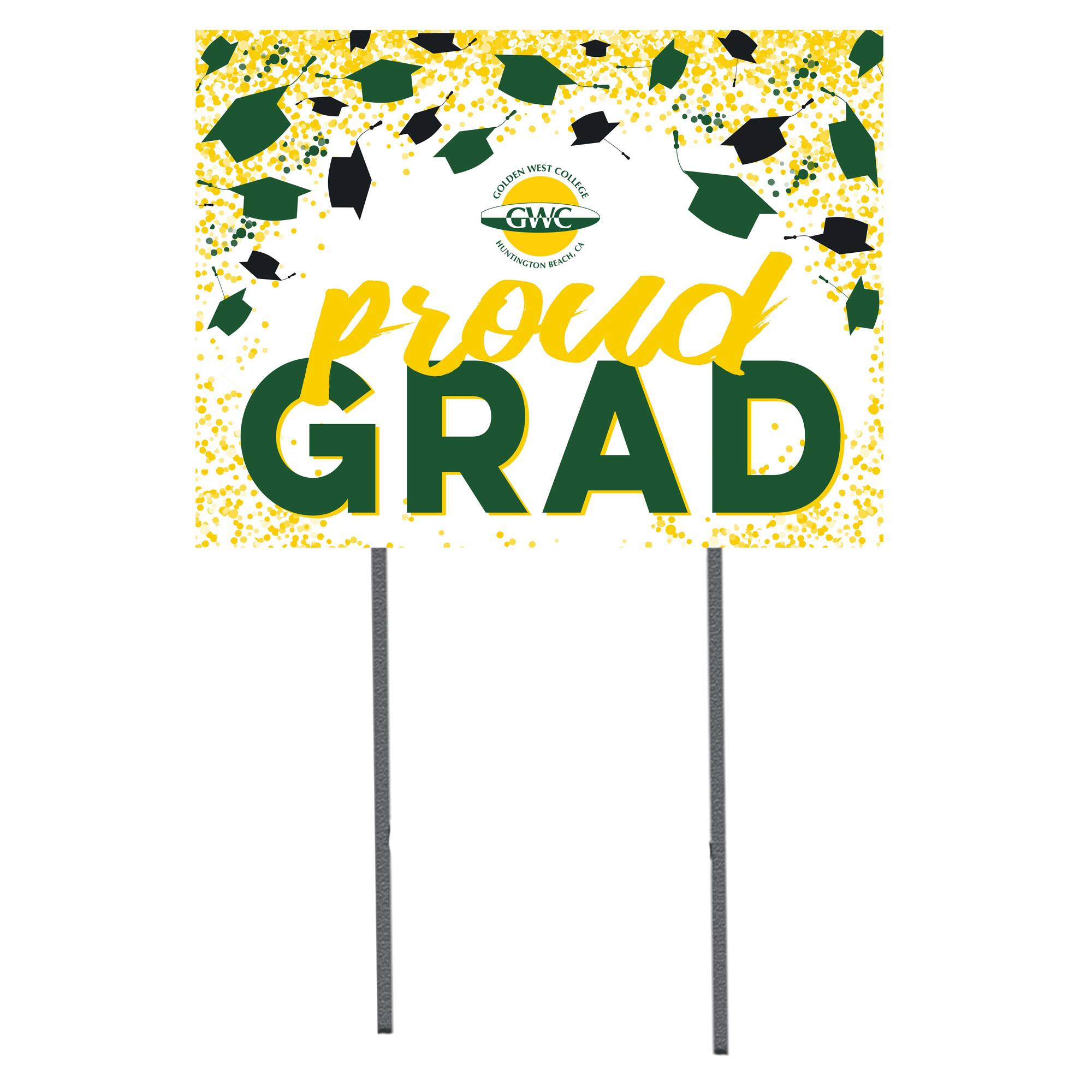 Golden West College 18'' x 24'' Grad Yard Sign