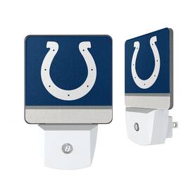 Keyscaper - Indianapolis Colts Stripe Design Nightlight 2-Pack - Multicolor