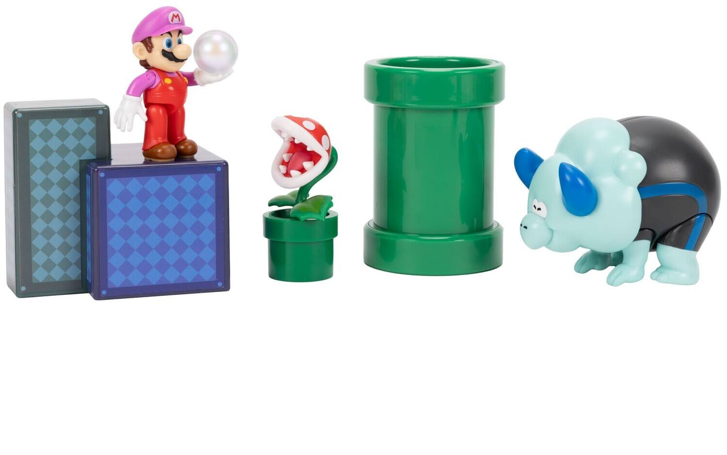 Alt View 2. Jakks Pacific - Super Mario - 2.5" Wonder Diorama Set   - COLLECTIBLES - Multicolor.