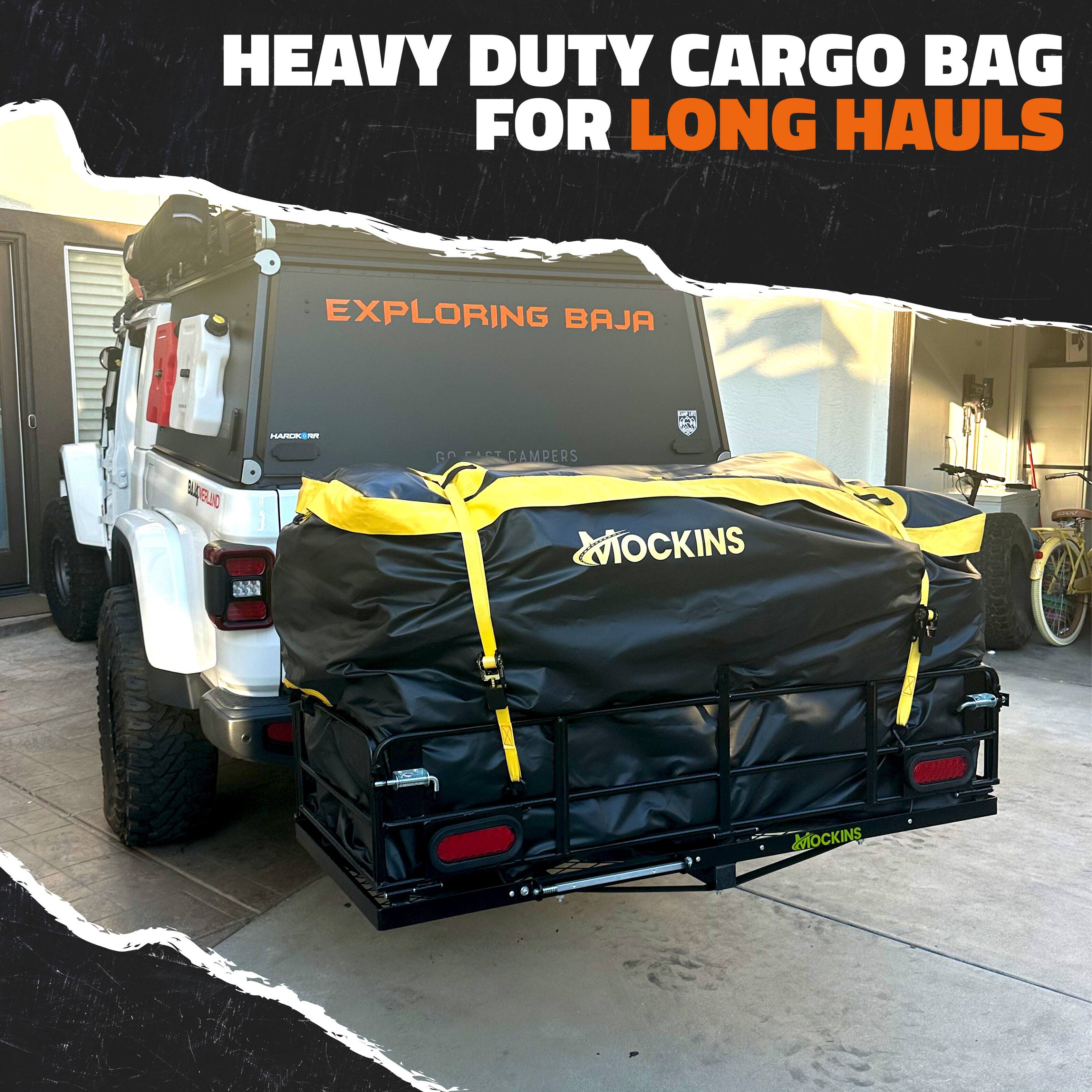 HEAVY DUTY CARGO BAG FOR LONG HAULS

EXPLORING BAJA

MOCKINS