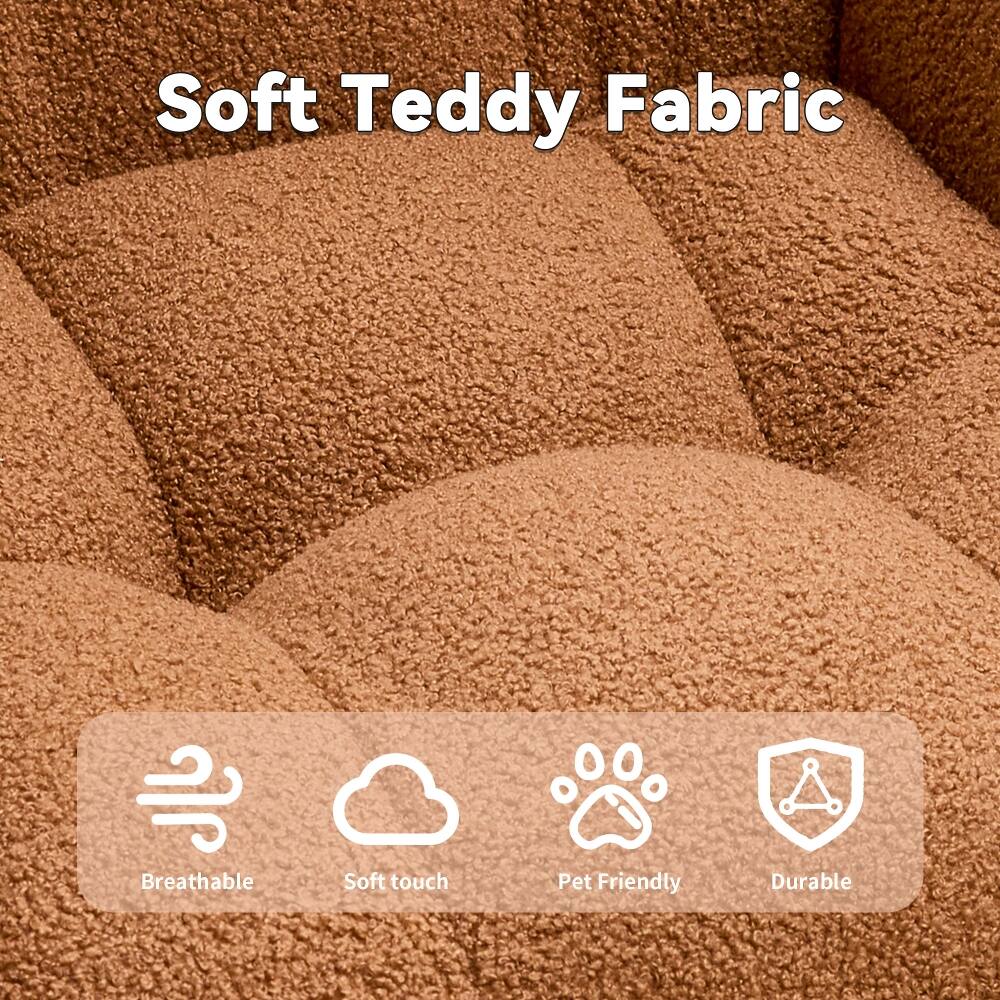 Soft Teddy Fabric  
Breathable  
Soft touch  
Pet Friendly  
Durable