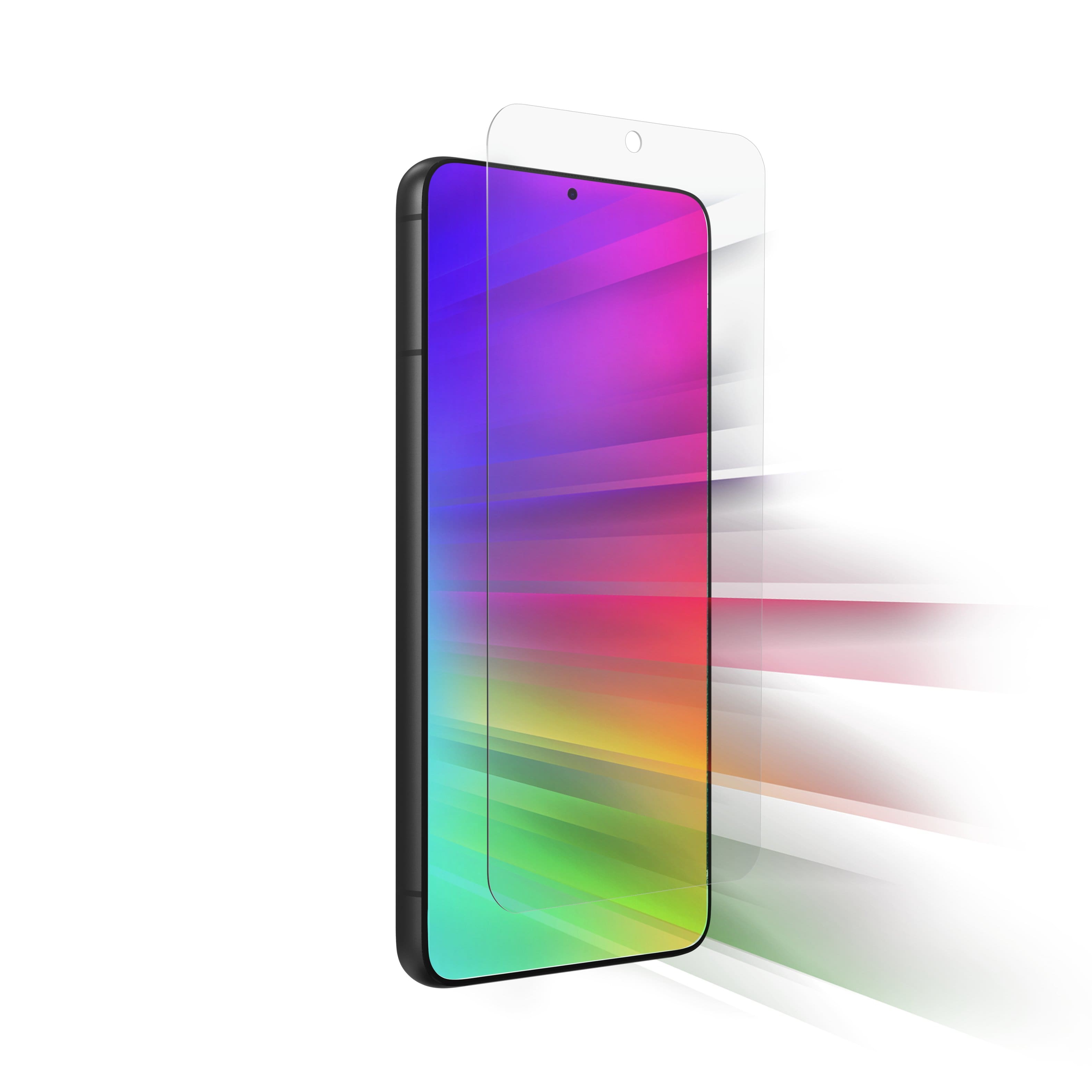 Alt View 11. ZAGG - InvisibleShield Fusion VisionGuard Defense Flexible Blue Light Filtering Screen Protector for Samsung Galaxy S22+.