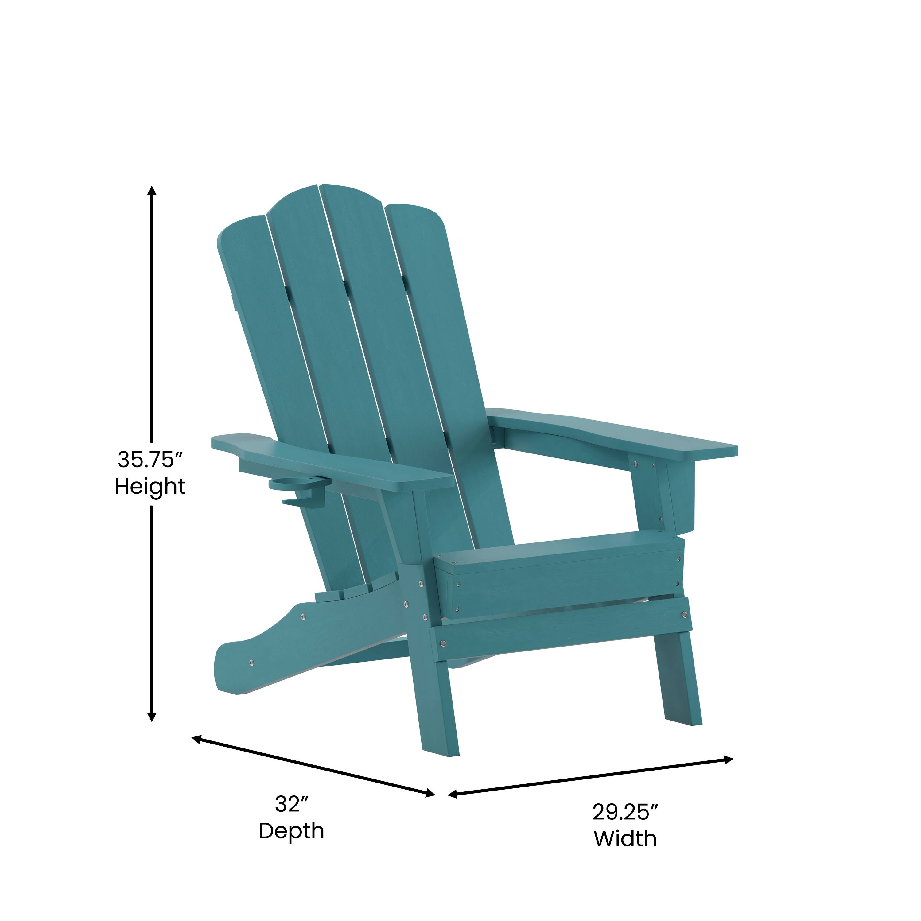 35.75" Height  
32" Depth  
29.25" Width