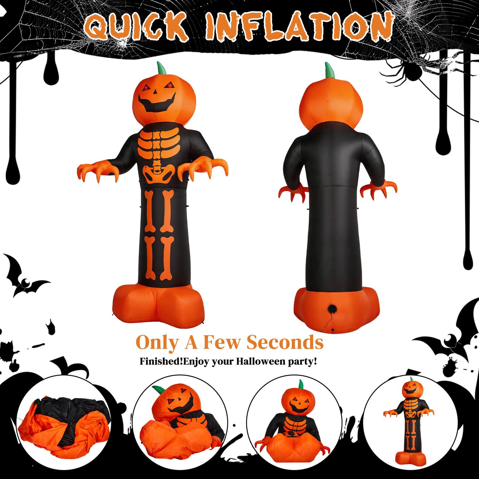 QUICK INFLATION

Only A Few Seconds

Finished! Enjoy your Halloween party!