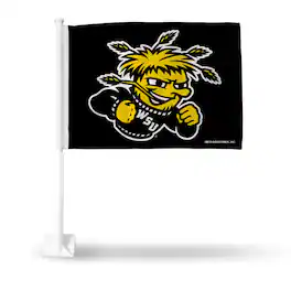 Rico Industries - Wichita State Shockers WuShock 14x19 Double Sided Window Mount Car Flag - Multi