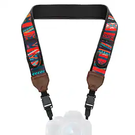 USA Gear - Camera Neck Strap with Accessory Storage Pockets