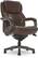Front. La-Z-Boy - Delano Big & Tall Bonded Leather Executive Chair - Chocolate Brown/Gray Wood.