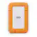 Front. LaCie - LaCie Rugged Mini SSD 2TB Solid State Drive - USB 3.2 Gen 2x2, speeds up to 2000MB/s (STMF2000400) - Silver and Orange.