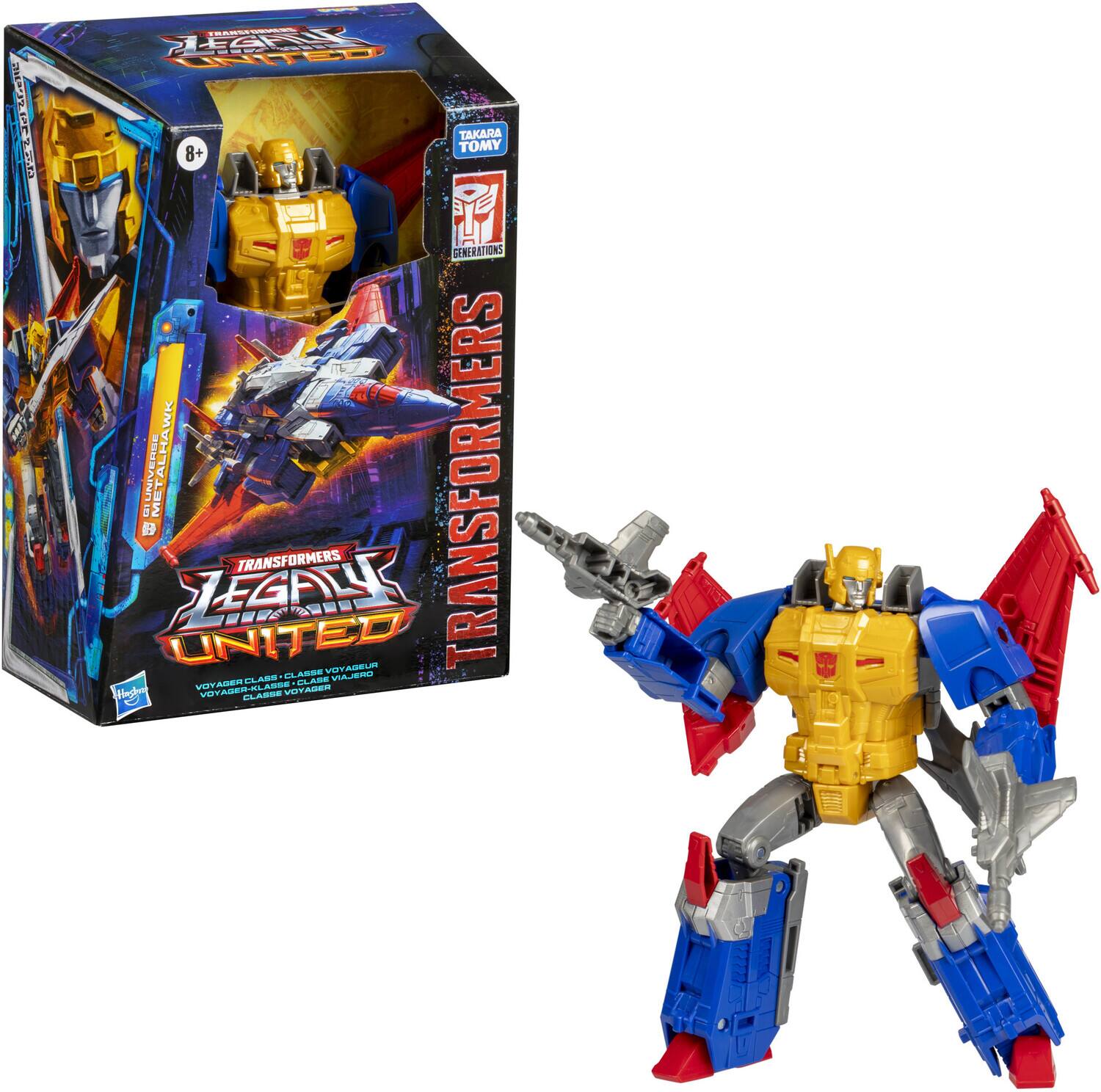 Hasbro Collectibles - Transformers - Legacy United - Voyager Class Super-God Masterforce Metalhawk - Collectibles