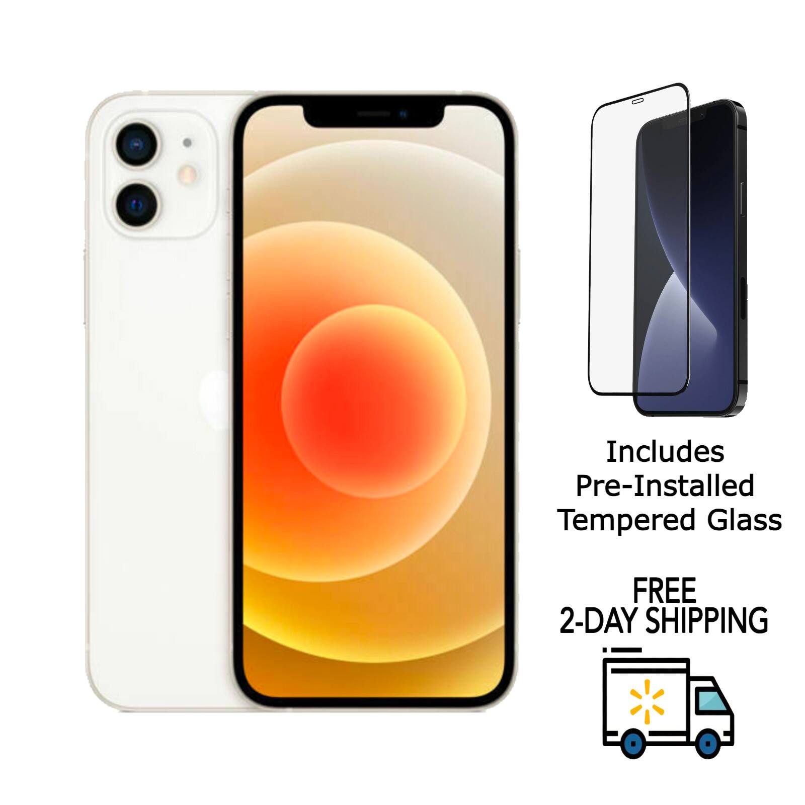 Includes Pre-Installed Tempered Glass  
FREE 2-DAY SHIPPING