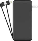 myCharge - 10,000 mAh Portable Charger for Most USB-C and Apple Devices - Black