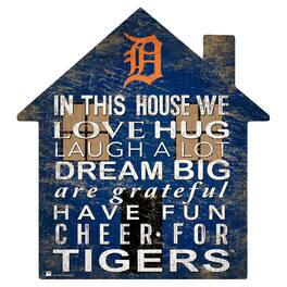 Fan Creations - Detroit Tigers 12'' Team House Sign - Multicolor