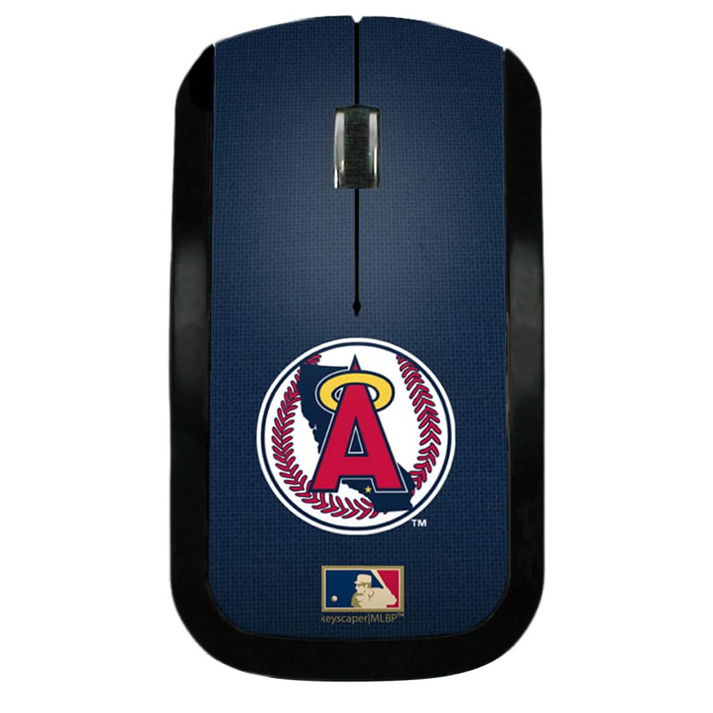 Keyscaper - Los Angeles Angels 1986-1992 Cooperstown Solid Design Wireless Mouse - Wireless - Multicolor