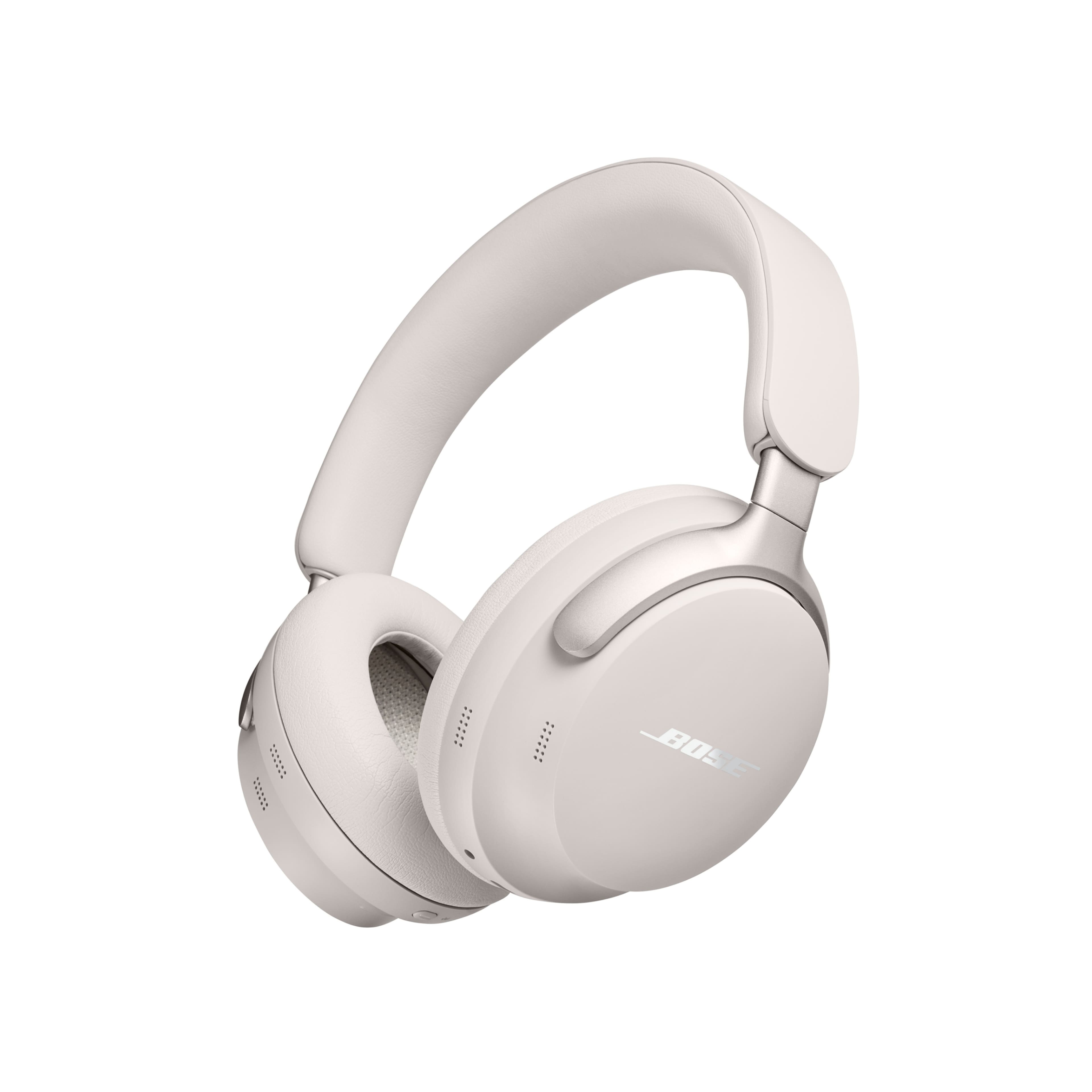 Alt View 17. Bose - QuietComfort Ultra Wireless Noise Cancelling Over-the-Ear Headphones - White Smoke.