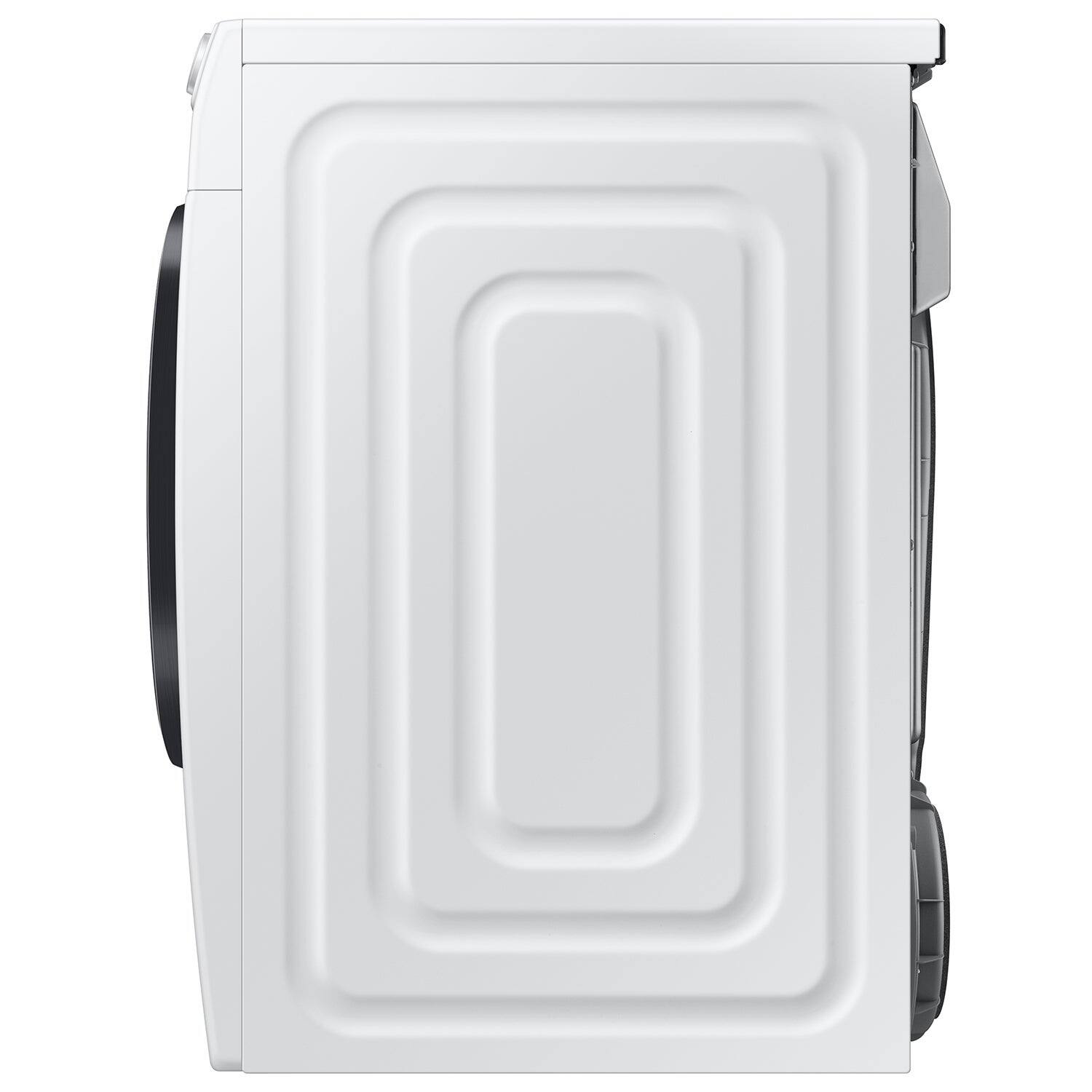 Alt View 21. Samsung - 4.0 cu. ft. Heat Pump Dryer with AI Smart Dial and Wi-Fi Connectivity - White.