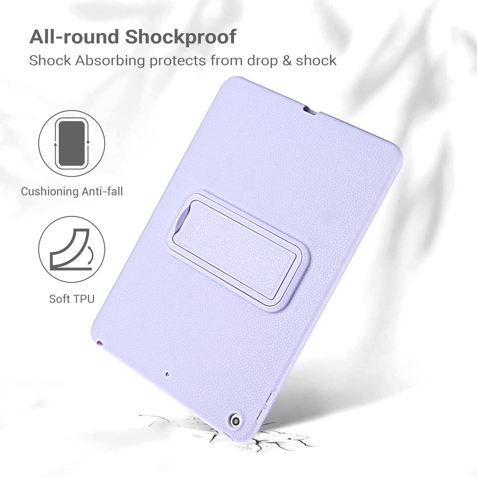 All-round Shockproof  
Shock Absorbing protects from drop & shock  
Cushioning Anti-fall  
Soft TPU
