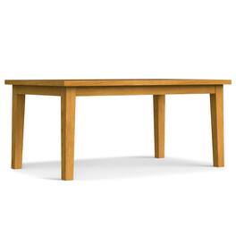 Simpli Home - Eastwood 66 inch x 40 inch Rectangle Contemporary Dining Table - Oak