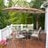 Alt View 3. Costway - 15FT Double-Sided Twin Patio Umbrella Outdoor Market W/ Crank & Base - Coffee.