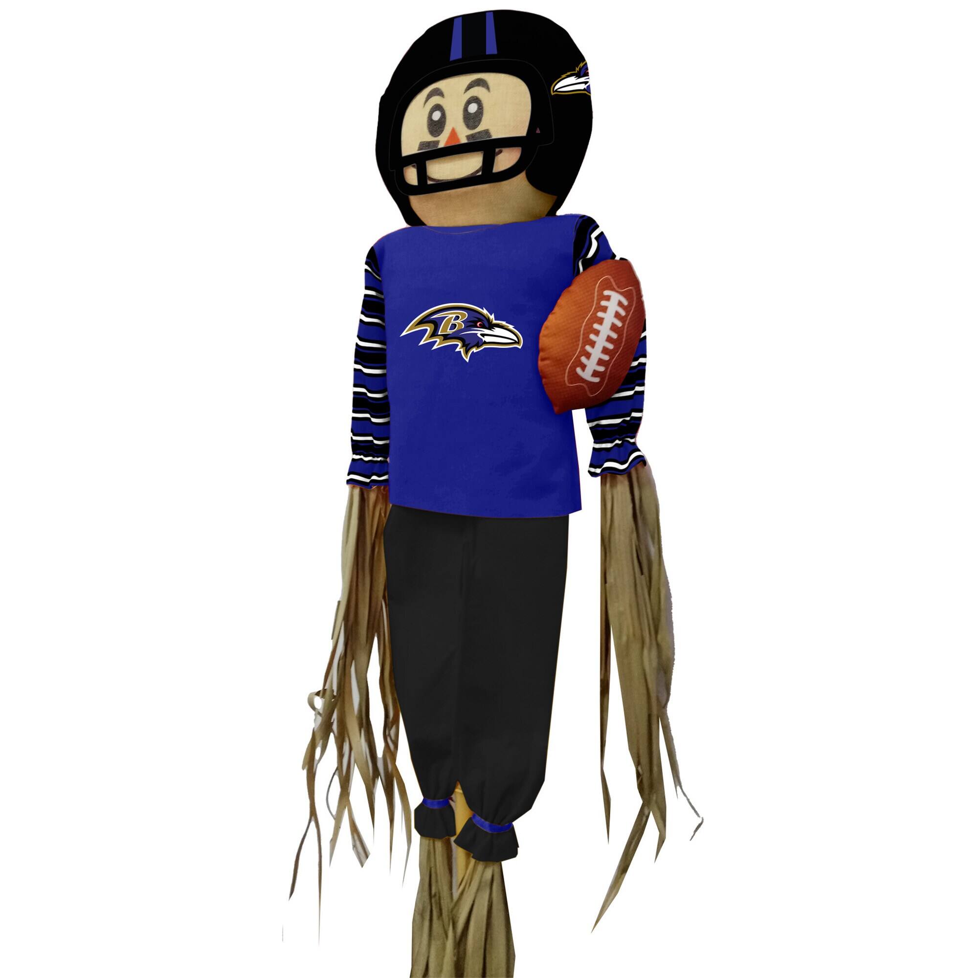 Alt View 1. Sporticulture - Baltimore Ravens 5' Team Pride Scarecrow - Multicolor.