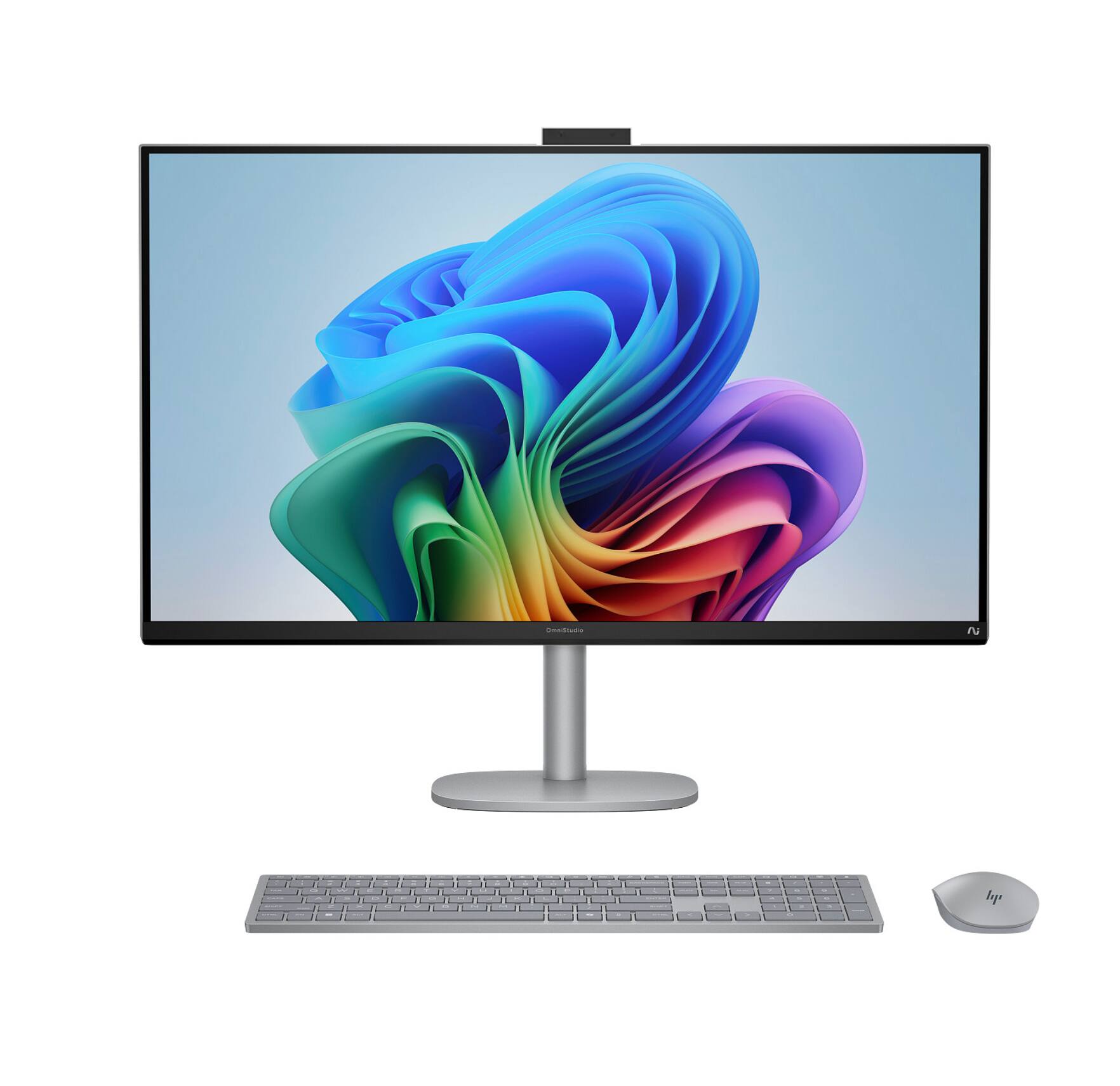 Alt View 10. HP - OmniStudio X All-in-One 31.5 4K UHD Display (Ultra 7-256V, 16GB, 1TB SSD, Intel Arc 140V, Win 11 Home) w/USB Hub - Meteor Silver.