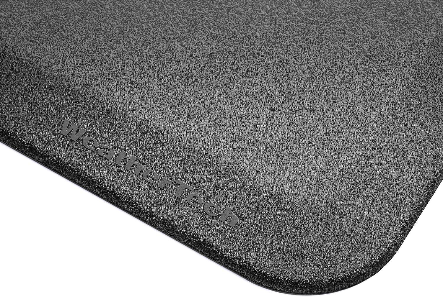 Alt View 1. WeatherTech - ComfortMat | 24" x 36" Anti-Fatigue Mat, 3/4" Thick, Slip Resistant, Easy to Clean – Stone Pattern – Black - Black.