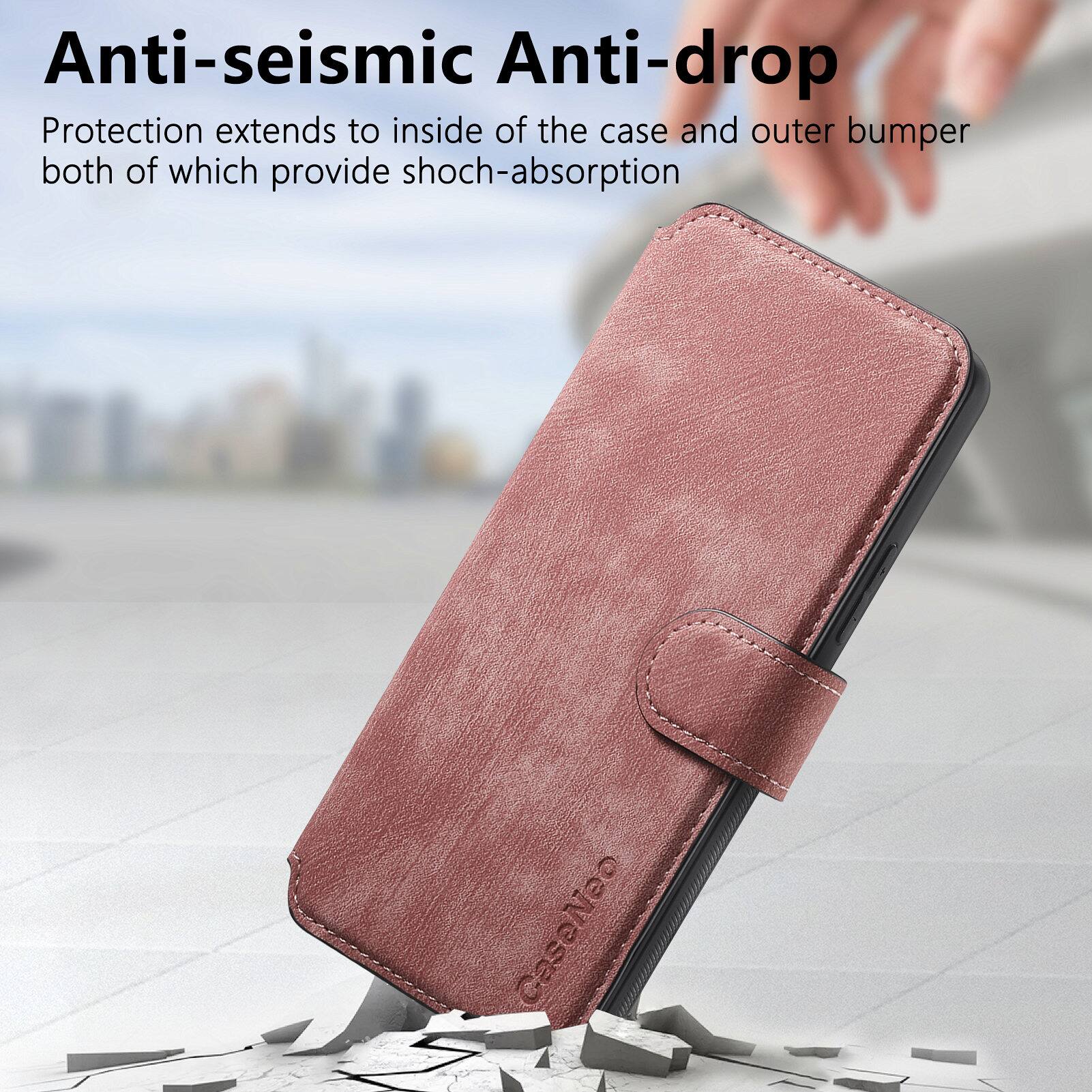Anti-seismic Anti-drop Protection extends to inside of the case and outer bumper both of which provide shock-absorption